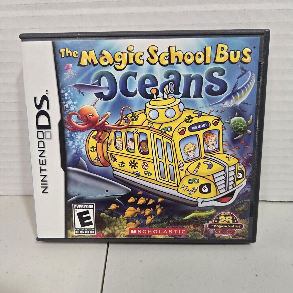 Magic School Bus: Oceans (Nintendo DS, 2011) CIB Tested And Working